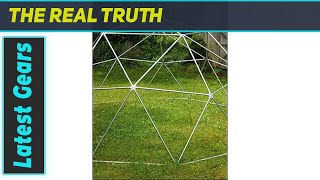 12 Ft. Geodesic Dome Greenhouse: Best High-Wind Solution for Aquaponics!