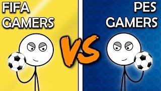 FIFA Gamers VS PES Gamers