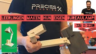 MEESTER-ANDRIES 🛠 Introductiefilmpje LEERLINGEN MAKEN EIGEN BUREAULAMP!