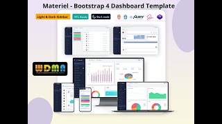 Bootstrap Admin Template With Dashboard UI Kit β Material