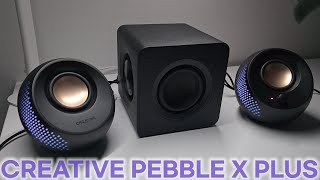 음질 미쳤네요. 좌우 스피커와 서브우퍼 조합! 크리에이티브 PEBBLE X PLUS RGB 2.1 채널 스피커 리뷰.