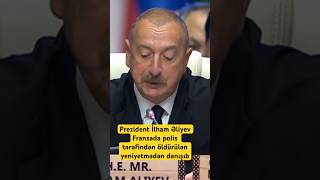 Prezident İlham Əliyev Fransada polis tərəfindən öldürülən yeniyetmədən danışıb