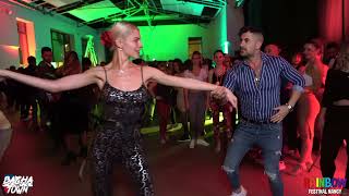 Bachata social dancing Kike \u0026 Sindi at Rainbow Festival Nancy 2021