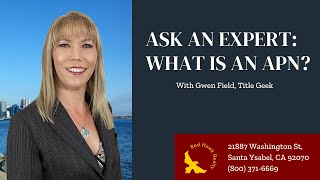 Ask An Expert: What is an APN?