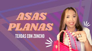 COMO TEJER ASAS PLANAS CON ZUNCHO-Ideas para vender