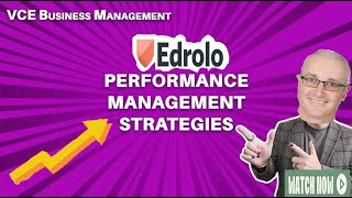 2H Performance management | VCE Business Management 3\u00264 | Edrolo video | Unit 3 AOS 2