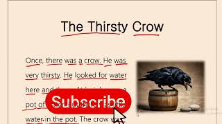 The Thirsty Crow || Learn English through Story || English to Odia translation #masterodia