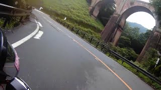 碓氷峠　(2019往復)　バイク ツーリング　VTR250　車載動画