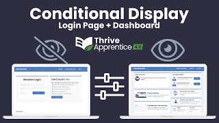 Conditional Display Login Page And Dashboard For Thrive Apprentice
