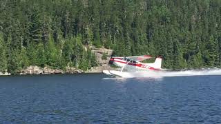 Cessna 185 float plane