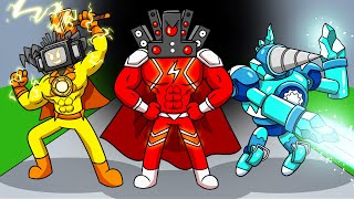 SKIBIDI TOILET, But They're SUPERHEROES! (Cartoon Animation)