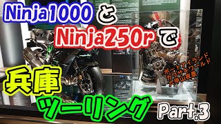 Ninja1000とNinja250Rで兵庫ツーリング Part.3 カワサキワールド編 #オートバイ #バイク #ツーリング #カワサキワールド #ポートアイランド #六甲山