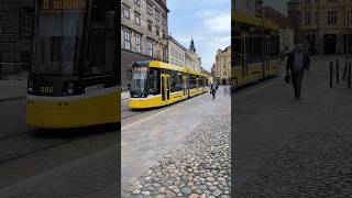 PILSEN | City tram 🚊 on Republic square - 4K #trams