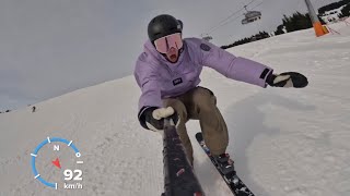 Skiing 100km/hr Attempt