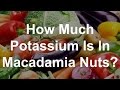 How Much Potassium Is In Macadamia Nuts?