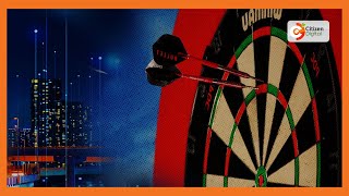 Wachiuri lights up Modus Darts playing in the UK