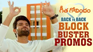 Geetha Govindam Back to Back Blockbuster Promos | Vijay Deverakonda, Rashmika, Parasuram