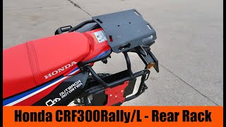 Honda CRF300Rally/L Rear Luggage Rack Installation Instructions