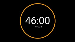 46 Minute Countdown Timer with Alarm / iPhone Timer Style