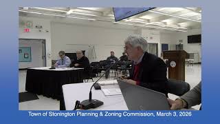 Stonington Planning & Zoning Commission 03-03-2026