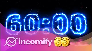 Electric Timer ⚡ 60 Minute Countdown | Visit INCOMIFY
