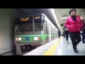 20160130 부산도시철도 2호선 장산행 열차 장산역 종착 gto humetro