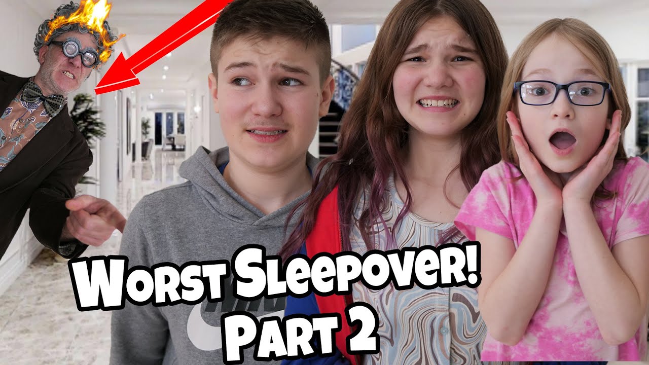 @Carlaylee SLEEPOVER W CRAZY Family! Part 2 - YouTube