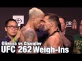 UFC 262 Ceremonial Weigh-Ins: Oliveira vs Chandler