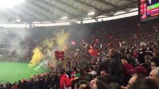 Derby, doppietta di Totti e la Curva Sud impazzisce! AS Roma - SS Lazio 11/01/2015