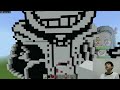 「ホラーサンズ」のドット絵建築講座【マインクラフト minecraft】