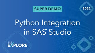 Python Integration in SAS Studio