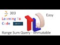 Range Sum Query  - Immutable [LC 303]