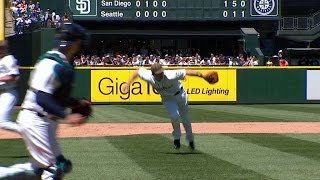 SD@SEA: Seager gets Ramirez with nice barehanded play