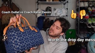 Thoughts on the Coach Large Rowan in Signature Denim