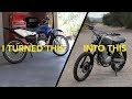 Dirt Bike to Vintage Style Tracker Conversion