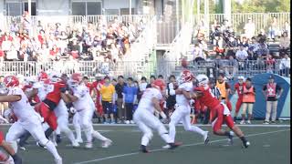 甲南大学 vs 神戸大学　プレー動画No.1（2018年10月21日 EXPO FLASH FIELD）