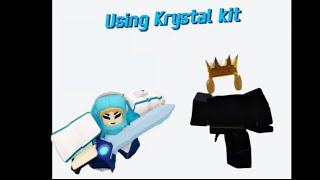 NEW KRYSTAL KIT IS OVERPOWERED #roblox #bedwarsroblox #krystal #limited #kit