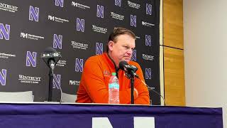 Northwestern postgame: Illinois head coach Brad Underwood