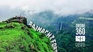 Rajmachi Fort - The Stairway to Heaven | Drone \u0026 360° Video