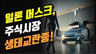 일론머스크, 주식시장 생태교란종! 테슬라로 주식시장의 판도를 뒤엎었다!