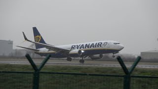 Storm Herminia scariest landings \u0026 go around at Dublin Airport, Ireland 🇮🇪