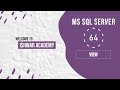 64. View in MS SQL Server | SQL Server Tutorial | MS SQL Server 2023