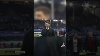 Steven Gerrard staring & smiling at Everton fans 🥶🔴 #gerrard #liverpool #shorts