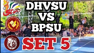 set 5 DHVSU VS BPSU BATTLE FOR BRONZE| SCUAA III '24 #foryou #volleyballl #scuaa2024