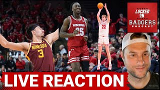 Wisconsin Badgers and Minnesota Gophers basketball live reaction show! Badgers roast the Gophers!