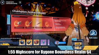 1:55 Highscore for Bygone Boundless Realm 64 | Tower of Fantasy