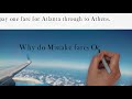 airline fare types intro why do mistake fares occur