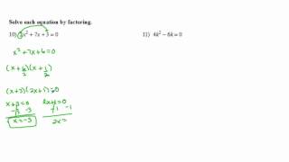 Algebra 2 - Chapter 6 Review