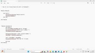 How to Run Visual Basic in Notepad++