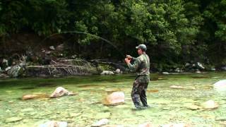 Overnight after the floods - brothers trip away. Fly fishing NZ